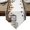 White, variant on Texas Star Tree Table Runner Linen Burlap Table Runner 36 Inches Small Farmhouse Candles Birds Berry Black Plaid Dresser Scarves for Kitchen Island Coffee Dining Room Party Holiday Decoration 13"x36"