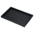 thumbnail image 1 of Bandeja de servir de madera Uxcell, bandeja rectangular para té, café, bocadillos, velas para el hogar y la cocina 12x8 pulgadas, 1 of 6