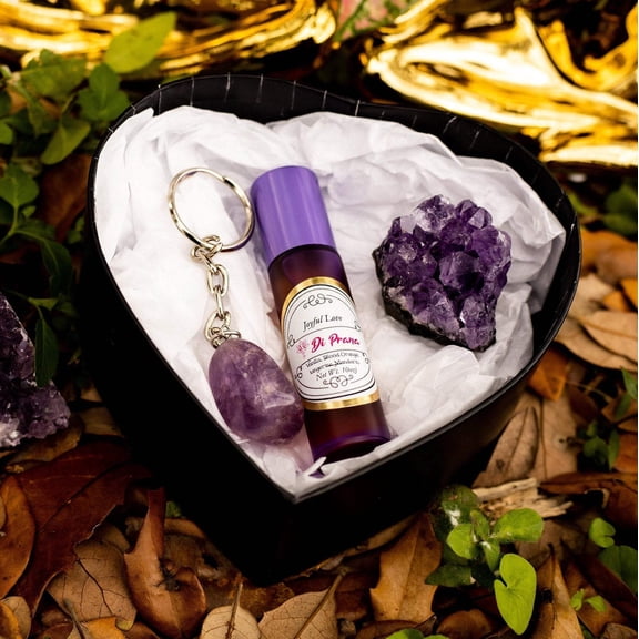 Gift box Amethyst with Oil Blend