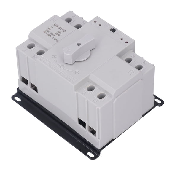 Interruptor De Transferencia De Energía Dual, Fácil Operación Accionamiento De Motor único Bobina De 220 V AC400 V 63 A Interruptor De Transferencia Automática Para De