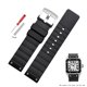 thumbnail image 4 of Accesorios de reloj para Car-tier W20121U2 Santos 100 Correa de reloj de silicona Correa deportiva de goma suave Pulsera para hombres y mujeres 23 mm, 4 of 5