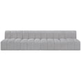 thumbnail image 4 of Meridian Furniture Arc Grey Boucle Fabric Modular Sectional, 4 of 8