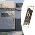 thumbnail image 1 of Letrero de baño, placa para colgar en la pared, letrero de inodoro autoadhesivo, letrero de baño para centros comerciales, oficinas, negocios, puertas LUnisex, 1 of 8