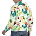 thumbnail image 6 of Xecao Floral Vintage Pattern Men's Adult Pullover Hoodie,Hooded Sweatshirt-Large, 6 of 7