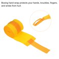 thumbnail image 4 of Unique Bargains Boxing Hand Wraps 197' Length Elastic Martial Arts Fist Bandages for Kickboxing, Yellow 2 Pack, 4 of 6