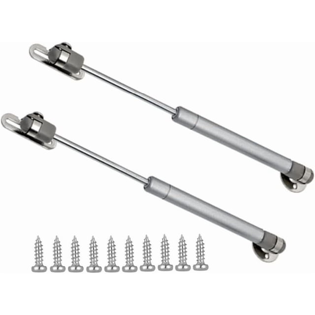 Gas Strut 30N/6.6lb 10 Inch Gas Struts Lift Supports Gas Spring Lid Support Gas Props/Shocks,Silver 2 Pcs