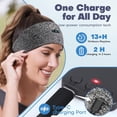 thumbnail image 2 of Auriculares para dormir Bluetooth 5.2 diadema para dormir de lado, 13 horas de reproducción, auriculares inalámbricos con diadema con altavoces estéreo HD para entrenamiento, correr, yoga, regalos ide, 2 of 5