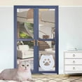 thumbnail image 3 of Porte pour Chat Intérieure, Porte Moustiquaire pour Animaux de Compagnie, Porte Moustiquaire Intérieure Sécurisée pour Animaux de Compagnie, Porte Moustiquaire pour Chiot Chien et Chat, 3 of 8