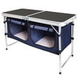 thumbnail image 1 of Camping Table Portable Height Adjustable Foldable Desk Folding Camping End Table, 1 of 8