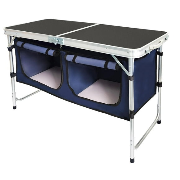 Folding Courtyard Table Folding Table Foldable Desk Adjustable Legs Picnic Table