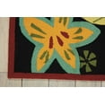 thumbnail image 4 of Nourison Fantasy Floral Black 3'6" x 5'6" Area Rug, (4x6), 4 of 5