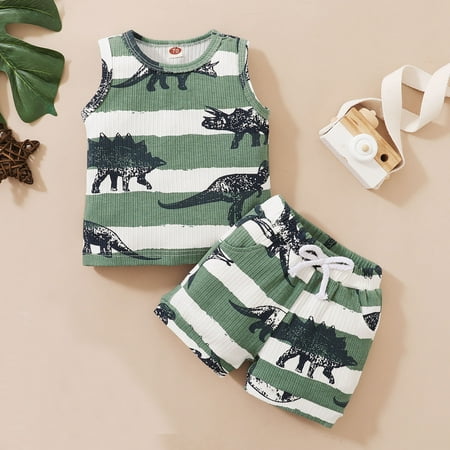 

Hunpta Baby Boy Clothes Outfits Cotton Pattern Printed Casual 2PC Set