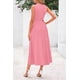 thumbnail image 2 of Vestido PRETTYGARDEN Rosa Sin Mangas Línea A Midi XL, 2 of 8
