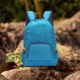 thumbnail image 4 of Hvmvliv Foldable Hiking Backpack Outdoor Travel Sackpack Mountaineering Bag Daily Sports Gym Bag Lightweight Backpack Large Capacity Folding Bag Blue, 4 of 6