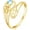 Bee Ring, variant on KECHO Christmas Gifts 14K Solid Gold Ring for Women Animal Open Adjustable Hummingbird Butterfly Rings Engraved I love you Jewelry Birthday Mothers Day for Mom Friends