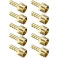 thumbnail image 1 of 10 piezas de conexión de púas de manguera de latón de 6 mm con púas x conector adaptador macho PT de 1/4", 1 of 3