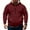 Wine, variant on Qulqfy Pullover Men Hoodies Green Cargo Plus Size Half Zip Casual Long Sleeve Hooded Sweatshirts with Zipper Pockets Mens Sweatshirts L