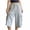 Gray, variant on Capri Sweatpants for Women Loose Fitted Breathable Elastic Waist Drawstring Outdoor Workout Athletic Basketball Capri Pants with Pockets