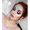 thumbnail image 4 of Face Gems Luminous Temporary Tattoo Stickers Acrylic Crystal Glitter Stickers Waterproof Face Jewels Rainbow Tears Rhinestone for Party, Rave Festival, Dress-up, Style 10, 4 of 7
