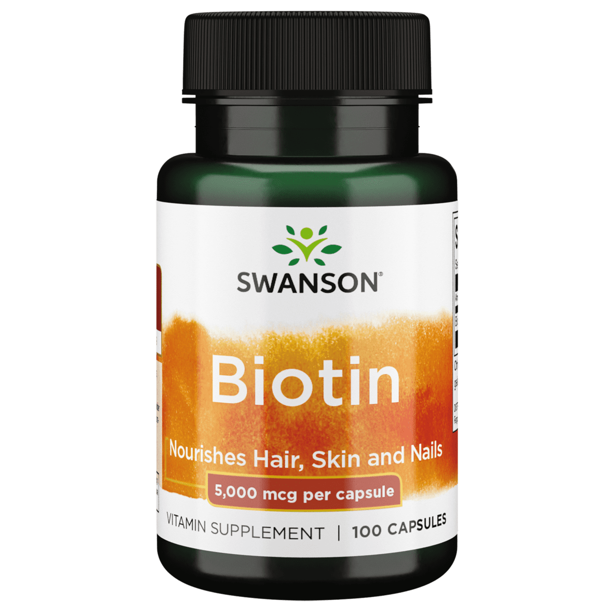 Swanson Biotin 5,000 Mcg 100 Capsules