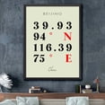 thumbnail image 2 of Map of Beijing, China, Multiline Coordinates Colored (18x24), 2 of 9
