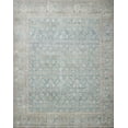 Loloi II Wynter WYN10 Ocean / Silver Oriental Area Rug 7'6" x 9'6