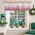 Abstract Valances for Windows, Pink Brown Gradient Waves Beach Lines ...