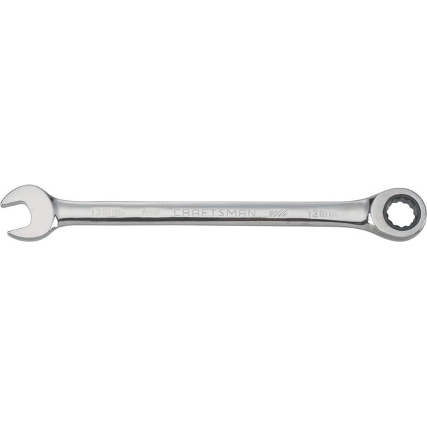 Llave de trinquete Craftsman, métrica, 13 mm, 72 dientes, 12 puntos