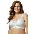 thumbnail image 2 of Women's Elila 1301 Embroidered Microfiber Wireless Soft-cup Bra (Celestial Blue 40B), 2 of 5