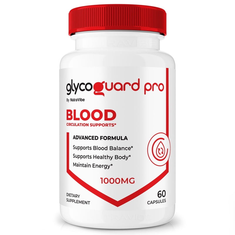 Glycoguard Pro Capsules - Official Glycoguard Pills to Maintain Overall Health, All Natural Blood Formula For Healthy and Stable Levels, Glyco Guard Pro Review (60 Capsules)