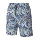 thumbnail image 4 of Balery Paisley Floral Branches Traje de Baño Estilo Hawaiano para Hombre, Shorts de Secado Rápido con Bolsillos-Medium, 4 of 6