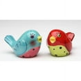 thumbnail image 3 of Ceramic Love Birds Salt and Pepper Shakers Red and Blue 3 inch Gift, 3 of 3