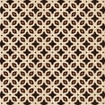 thumbnail image 1 of Ahgly Company Machine Washable Indoor Square Transitional Deep Peach Orange Area Rugs, 8' Square, 1 of 7