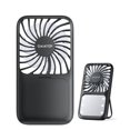 thumbnail image 1 of Miniventilador portátil Gaiatop de 3 velocidades con luz LED de 2000 mAh, negro, 1 of 7