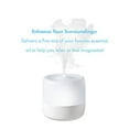 thumbnail image 2 of HoMedics, Ultrasonic Aroma Diffuser | 130mL Humidifying Diffuser with Color-Changing Light | Up To 6 Hours Continuous Runtime, 12 Hours Intermittent R, 2 of 5