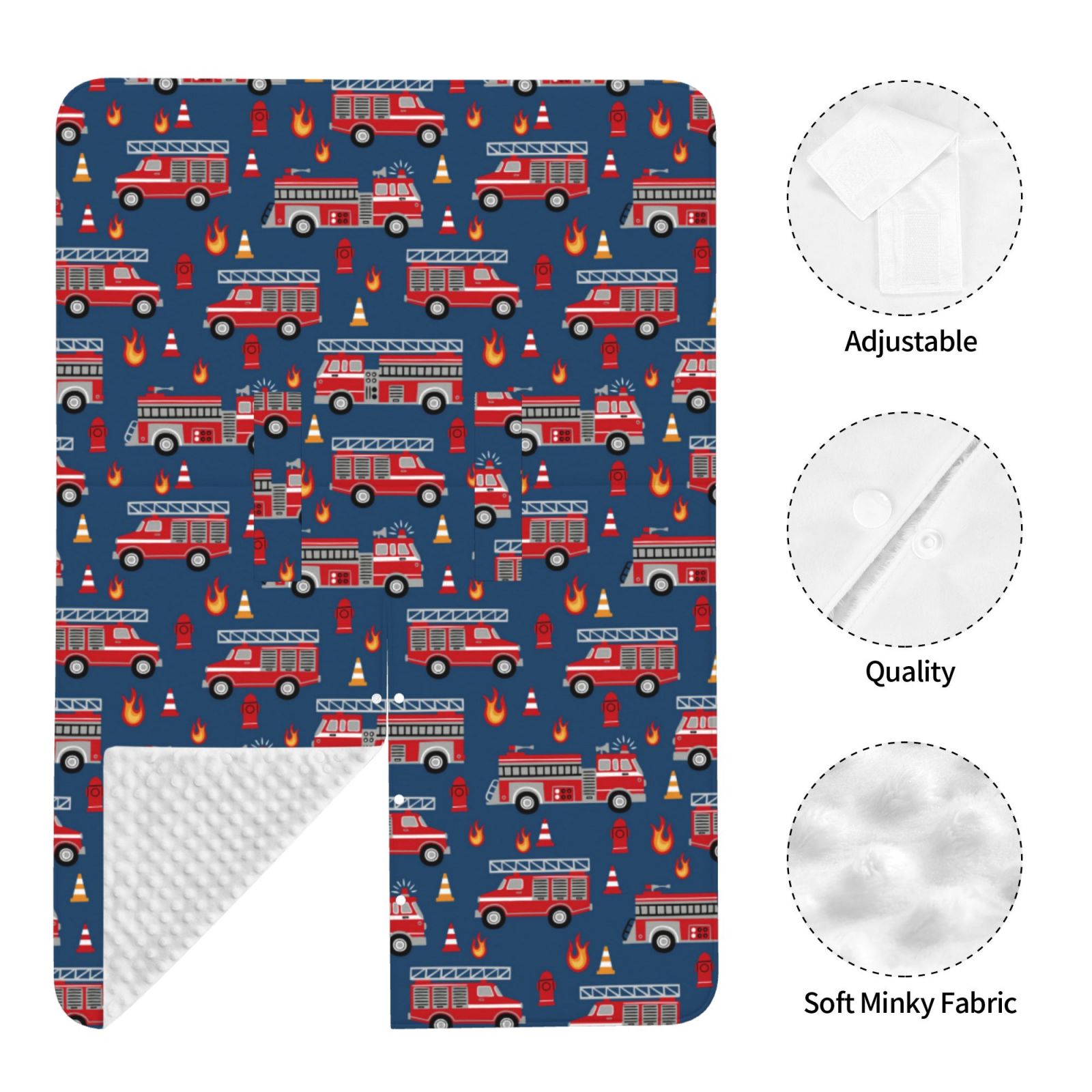Car Seat Cover Baby - Fire Truck 1 Breathable Infant Car Seat Cover for Baby Carseat, Lightweight Comfort Baby Essentials Must Haves Newborn Stuff for Girl Boy