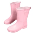 thumbnail image 5 of Mid Calf Rain Boots for Women Kids Lightweight Waterproof Slip On Garden Work Chore Footwear, 5 of 7