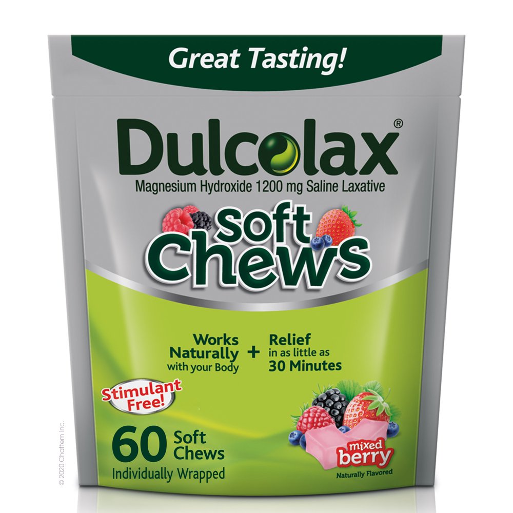 Dulcolax Soft Chews Laxative (60 Ct, Mixed Berry)