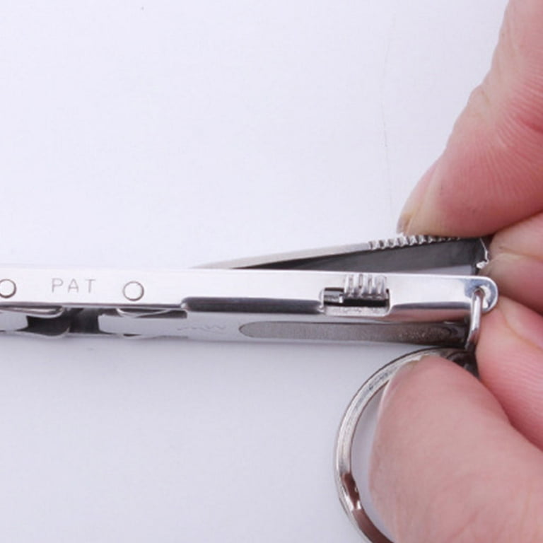 Stainless Steel Curved Nail Clippers Professional Fingernail and Toenail  Clippers with Keychain Ring for Kinds Nails