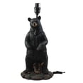 thumbnail image 2 of Large Standing Black Bear Surveyor Arkadius Desktop Table Lamp Decor Figurine, 2 of 5