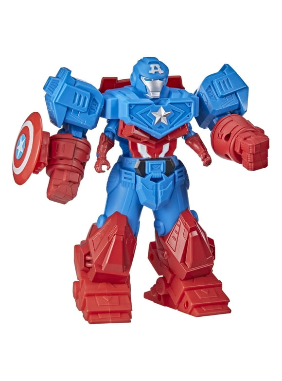 Hasbro Avengers Mech Strike 8-inch Ultimate Mech Suit Captain America Action Figure