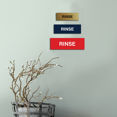 thumbnail image 5 of Basic Rinse Sign (White) - Large, 5 of 5