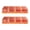 Orange, variant on Tibvox Small Parts Storage Case Set, 2 Pack 4 Section Box for Tool Drawer Use