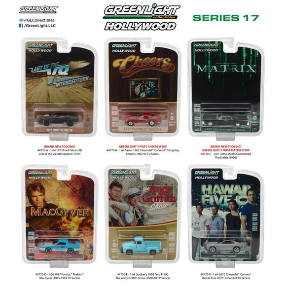 GreenLight 1:64 Hollywood Die-Cast Vehicles Series 17