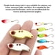 thumbnail image 2 of Advancent Kit de cucharas de trucha Lentejuelas Temblor Señuelo de pesca Gancho único Mini Cebos de para carpa de agua salada Type3 NO3, 2 of 6