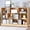 Pear Yellow, variant on IOTXY Simple Bookcase with Base - 3 Tier 7 Cubes Freestanding Low Display Cabinet, Warm White