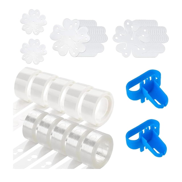 clips de globo dobles,Kit de tiras de arco para herramienta de amarre de globos Herramienta de atado,Clips para arco de flores de globo Tira de cinta para globos,Kit de tiras de arco de globos