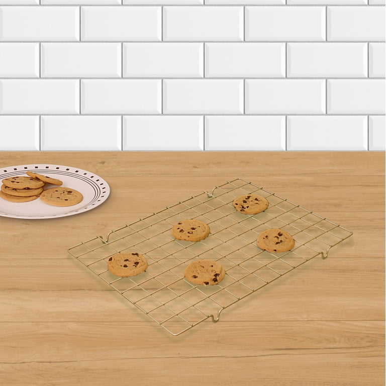 Mainstays Gold Nonstick 16 x 11 Cooling Rack Baking Rack Walmart