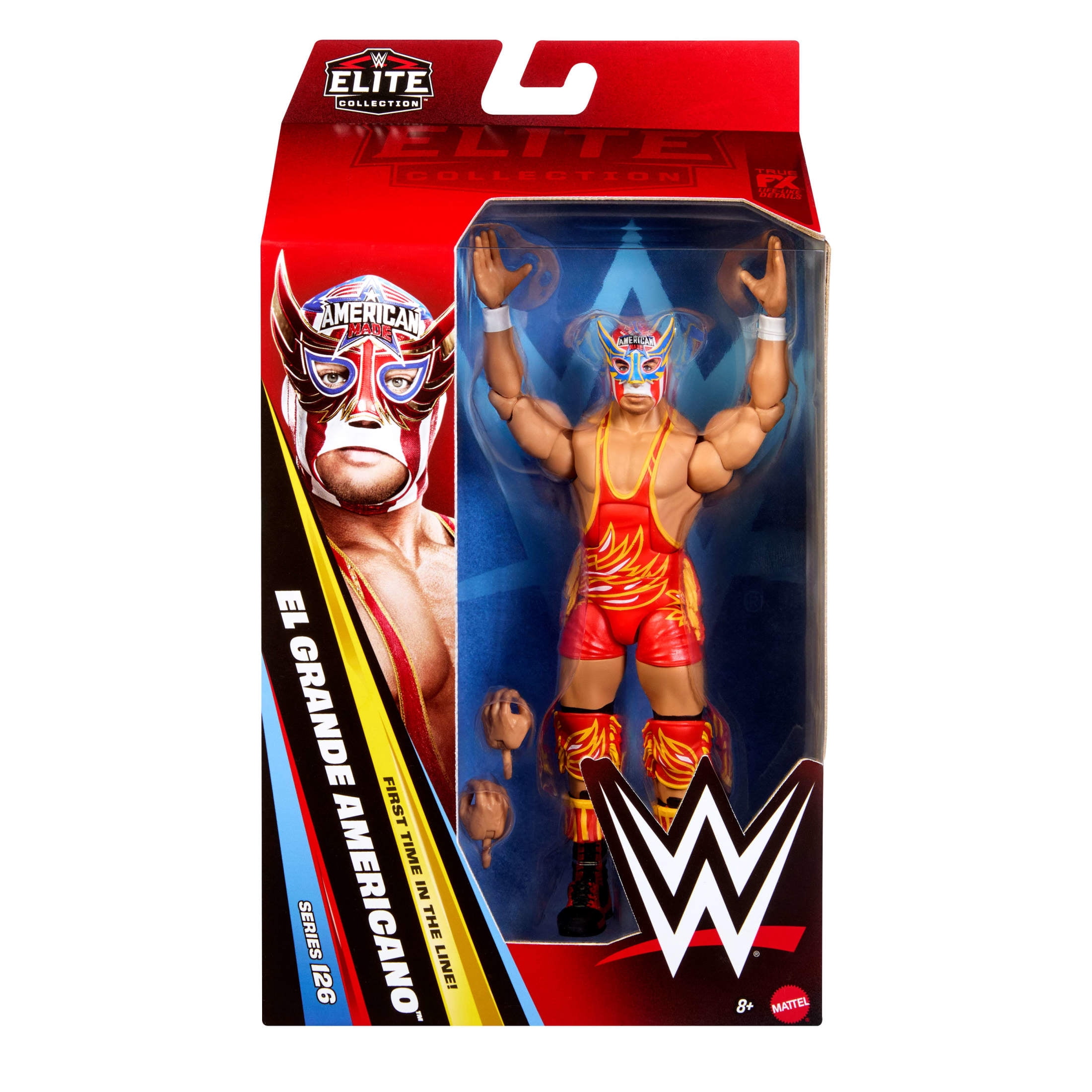 WWE Elite El Grande Americano Action Figure, Series #126, 6-inch Collectible with Accessories