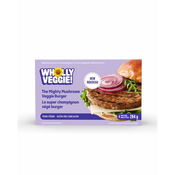 Burger végé aux super champignons Burger végé aux super champignons